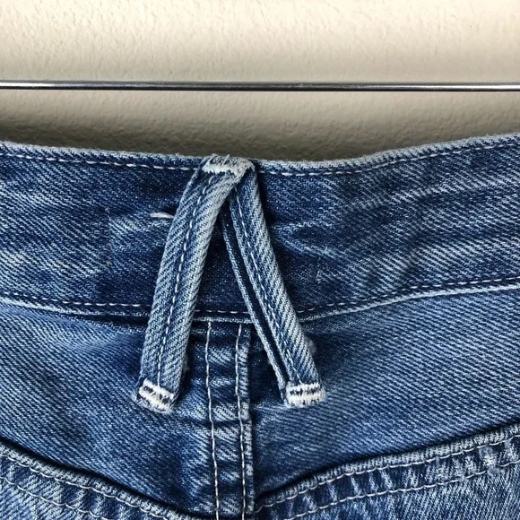 Good American- High Waist Cuttoff denim shorts - Picture 11 of 14